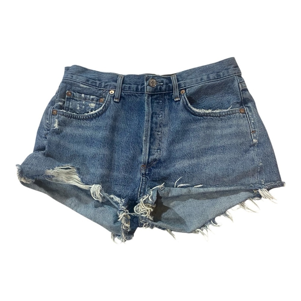 AGOLDE Parker Cut Off Denim Shorts Size 26
